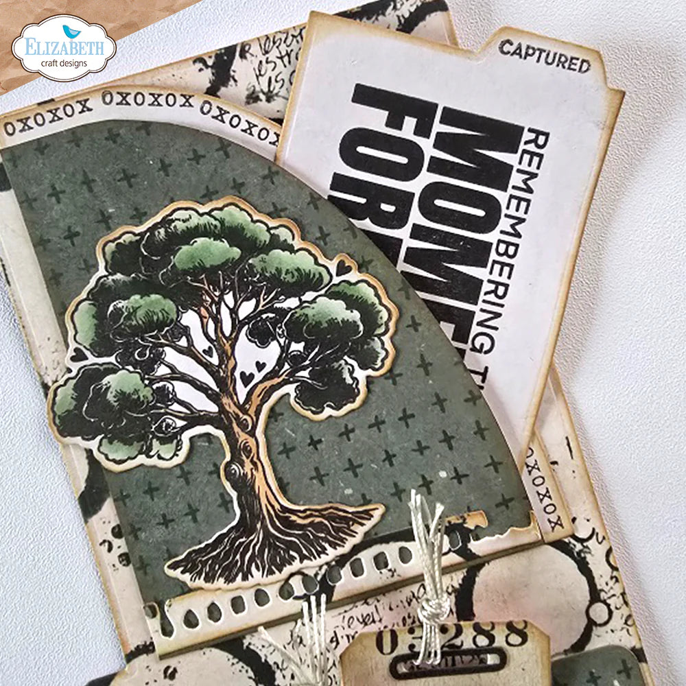 Elizabeth Craft Designs Tree of Life Die & Stamp Set