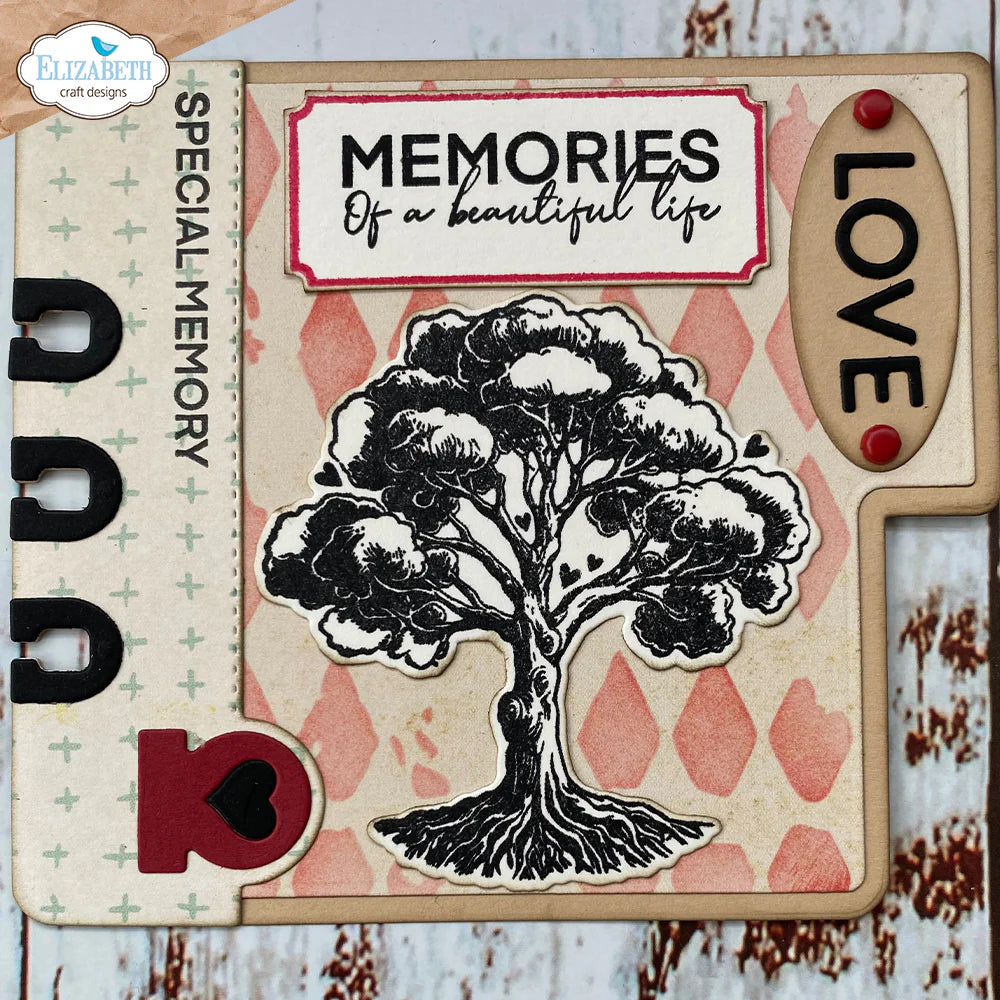 Elizabeth Craft Designs Tree of Life Die & Stamp Set