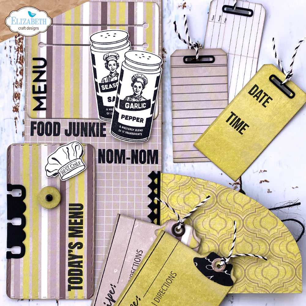 Elizabeth Craft Designs Planner Cards 6 Metal Die Set