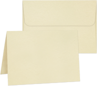 Grafische 45 ivoorkleurige A7-kaarten met enveloppen