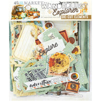 49 & Market Wanderlust Explorer Die-Cut Elements