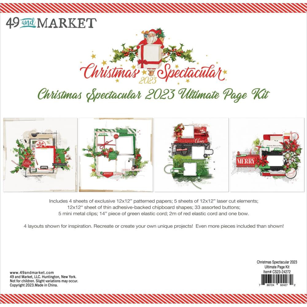 Kit de página definitivo de 49 y Market Christmas Spectacular