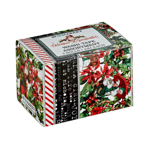 49 en Market Christmas Spectaculaire Washi Tape-set