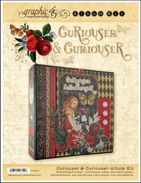 Graphic 45 Curiouser & Curiouser - Binder Album w/ Interactive Pages 2025 Kit 2