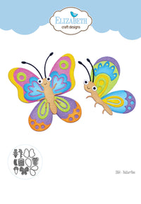 Elizabeth Craft Designs vlinders metalen stansenset