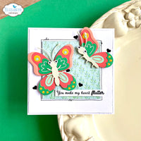 Elizabeth Craft Designs Butterflies Metal Die Set