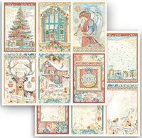 Stamperia Christmas Greetings 12” x 12” Paper Collection