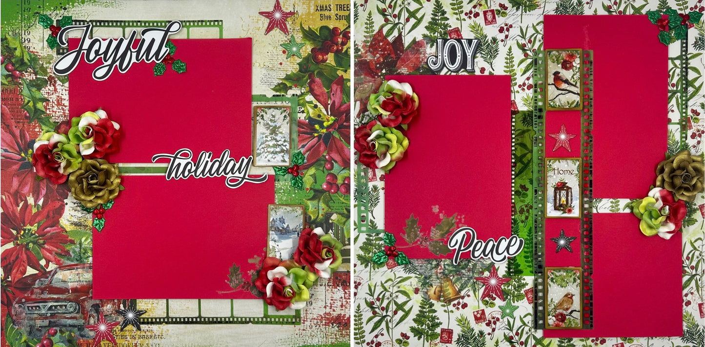 Joyful Holiday 2-Page Layout