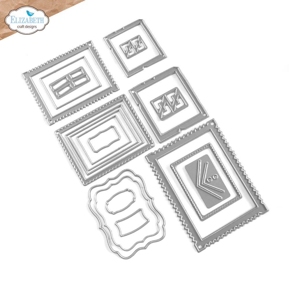 Elizabeth Craft Designs Picture Frames & Mats Metal Die Set