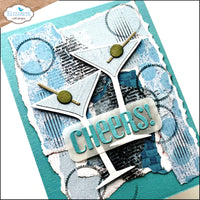 Elizabeth Craft Designs Cheers to You Metal Die Set