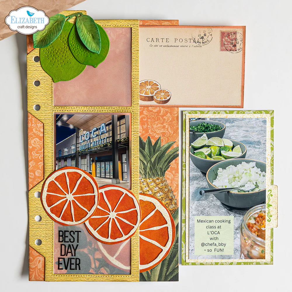 Elizabeth Craft Designs Fresh Fruit Metal Die Set