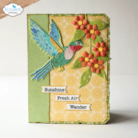 Elizabeth Craft Designs Layered Hummingbird Metal Die Set