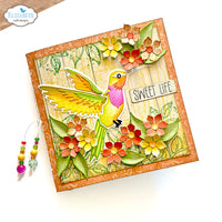 Elizabeth Craft Designs Layered Hummingbird Metal Die Set