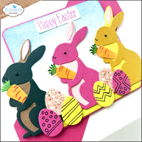 Elizabeth Craft Designs Picnic Basket & Bunny Metal Die Set