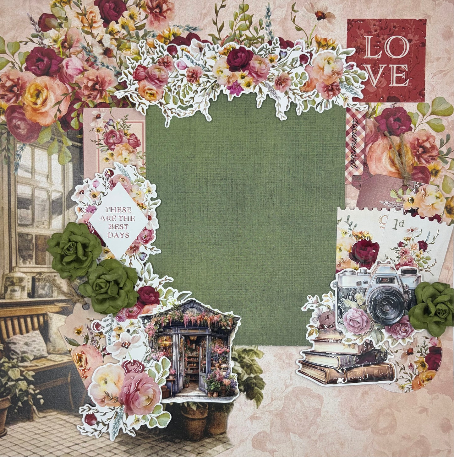 Garden of Love 2-Page Layout (Club Kit 132)