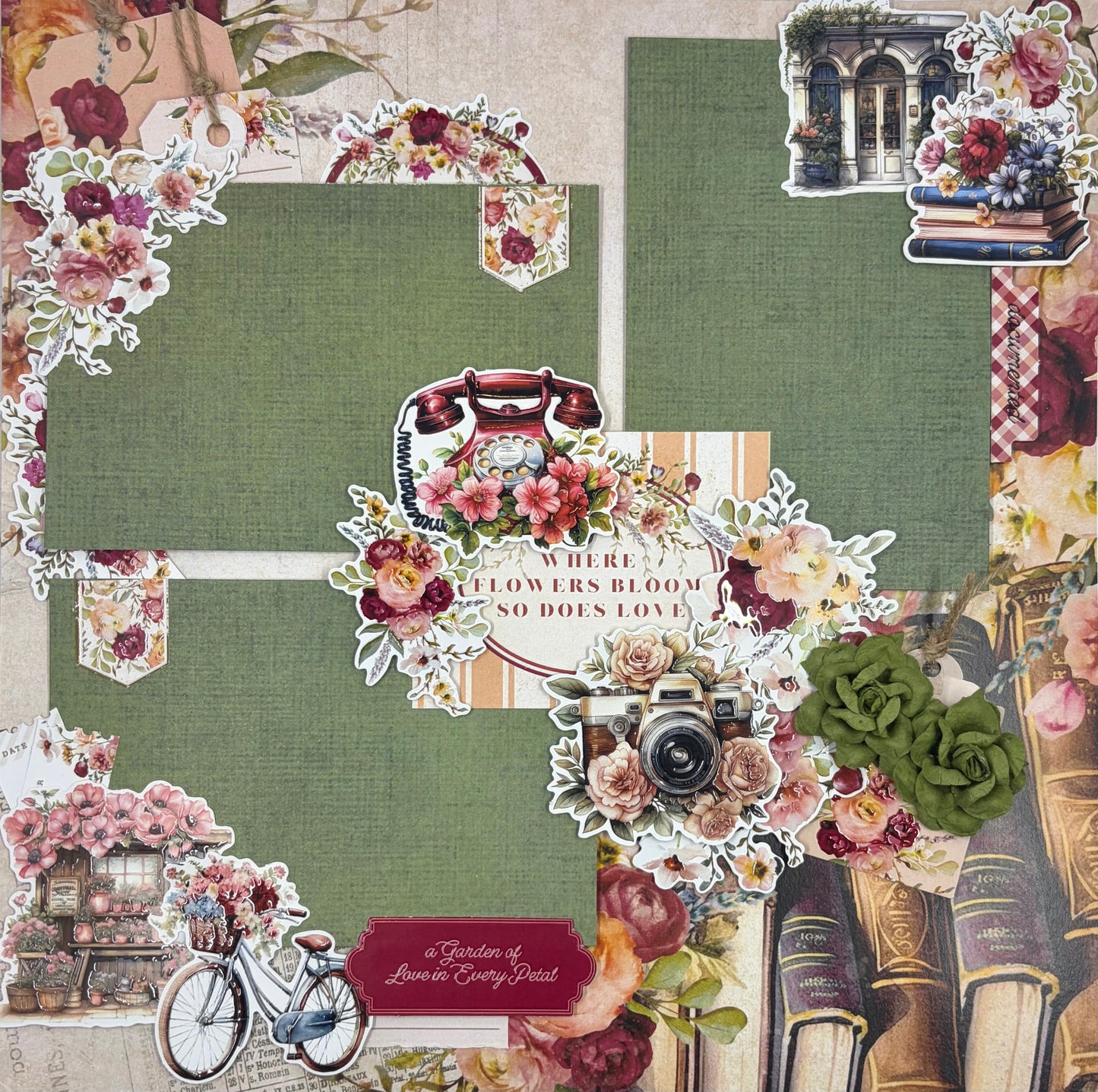 Garden of Love 2-Page Layout (Club Kit 132)