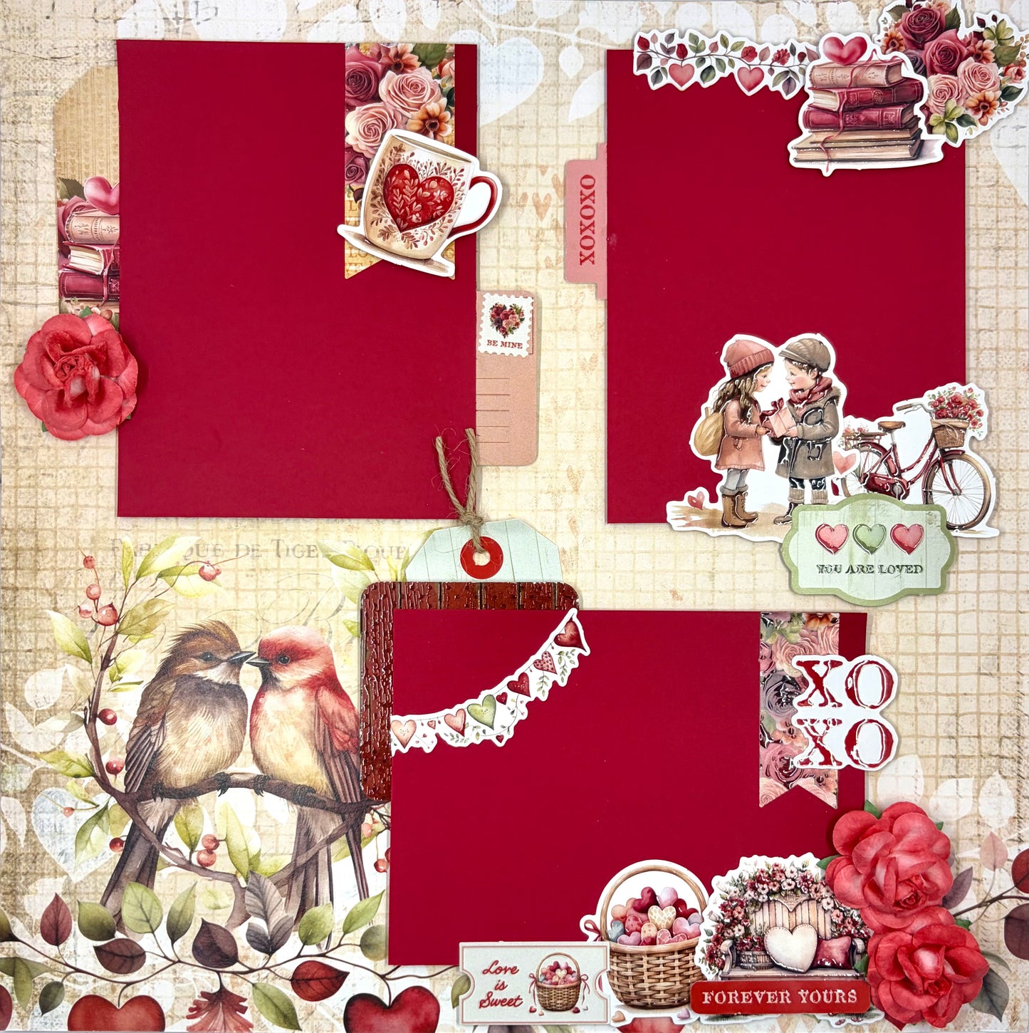 Sweet Love 2-Page Layout (Club Kit 131)