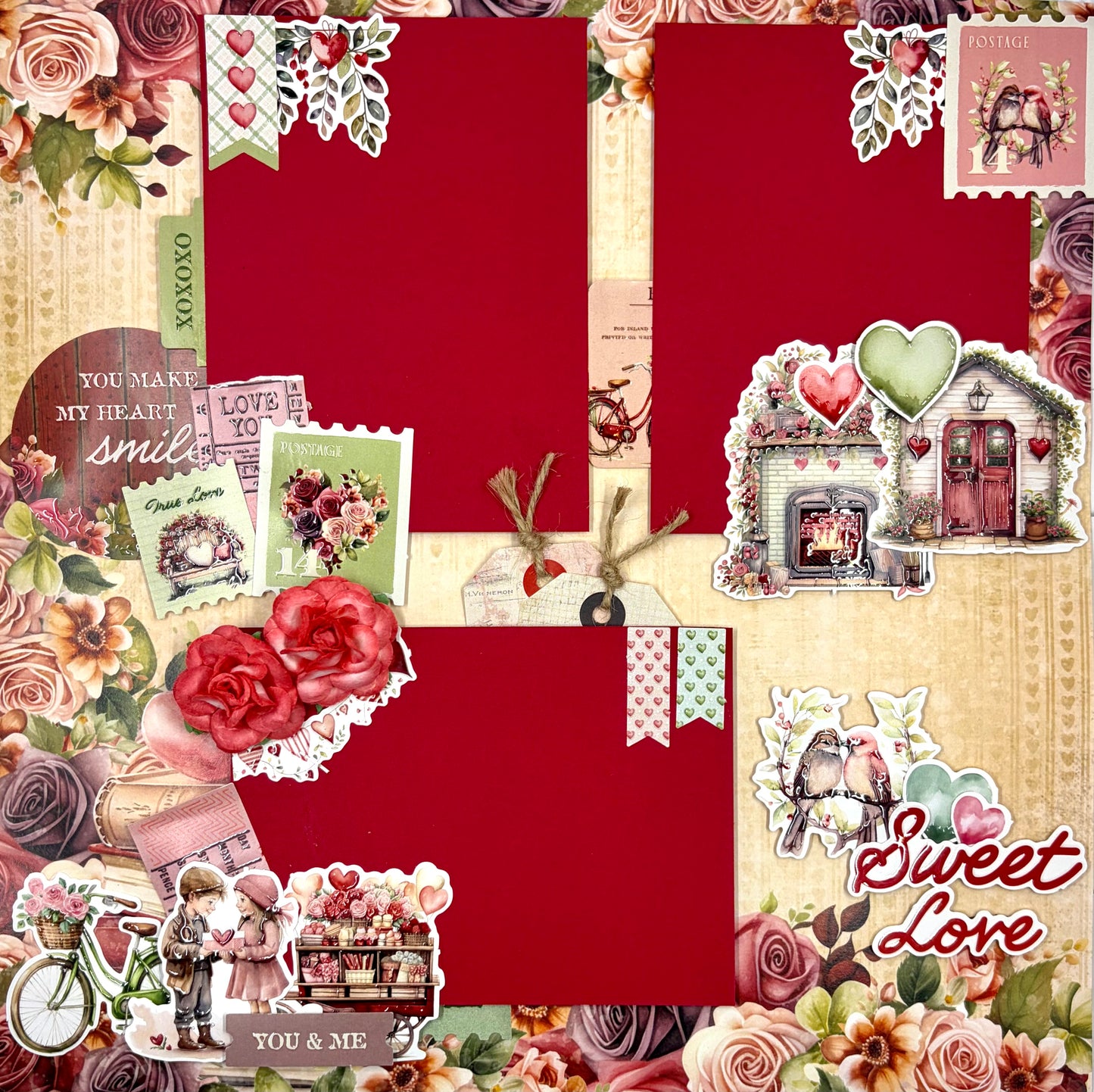 Sweet Love 2-Page Layout (Club Kit 131)