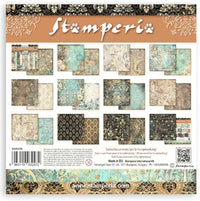 Stamperia 8x8 Backgrounds Sir Vagabond in Fantasy World Paper Pad