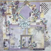 Plum Beauty 2-Page Layout (Club Kit 133)