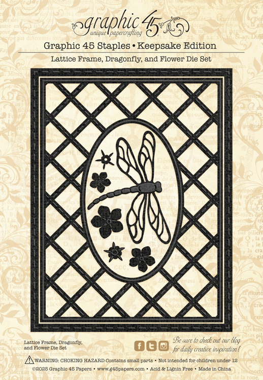 Graphic 45 Flutter - Keepsake Kit (with Exclusive Metal Die Set)