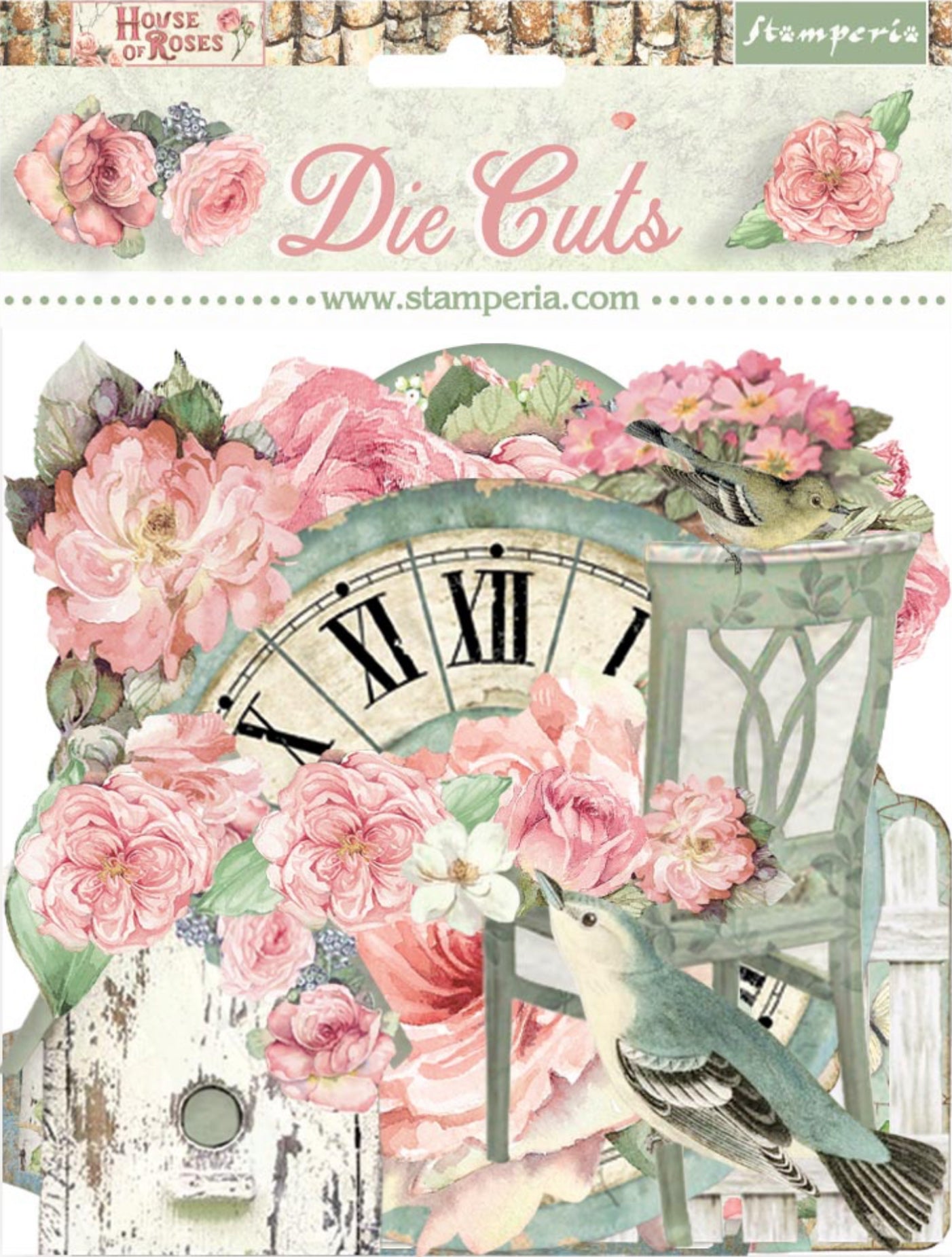 Stamperia House of Roses Die Cuts