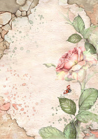 Stamperia House of Roses Backgrounds A6 Rice Papers (8/Pk)