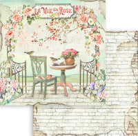 Stamperia House of Roses 12” x 12” Paper Pad