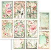 Stamperia House of Roses 12” x 12” Paper Pad