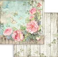 Stamperia House of Roses 12” x 12” Paper Pad