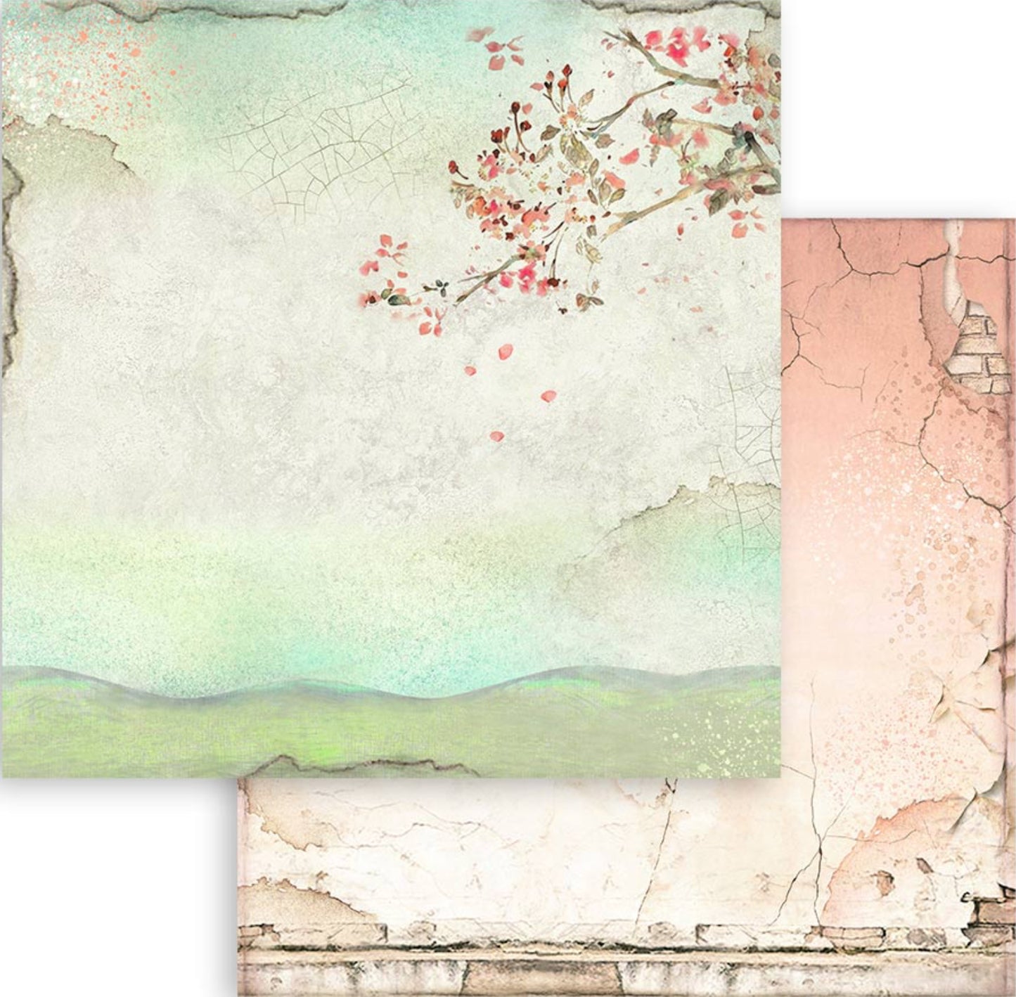 Stamperia House of Roses 12” x 12” Paper Pad