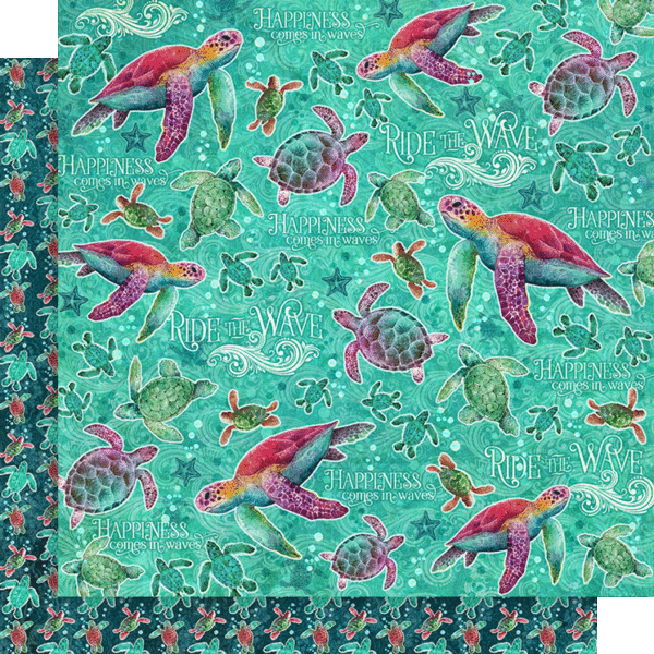 Graphic 45 Seas the Day 8” x 8” Collection Pack