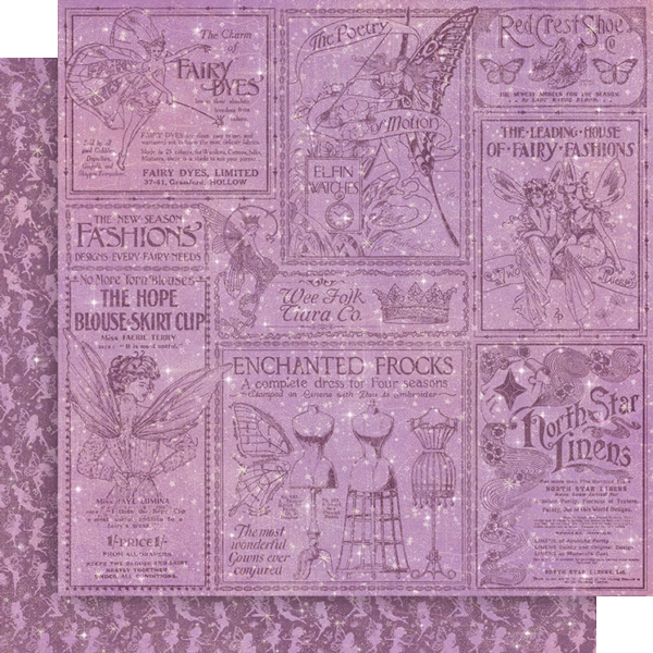 Graphic 45 Fairy Boutique 12” x 12” Collection Pack