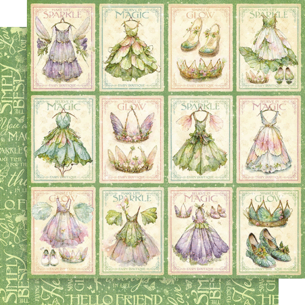 Graphic 45 Fairy Boutique 12” x 12” Collection Pack