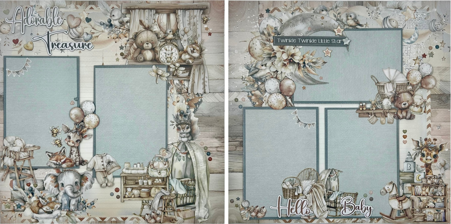 Adorable Treasure 2-Page Layout (Virtual Class 116)