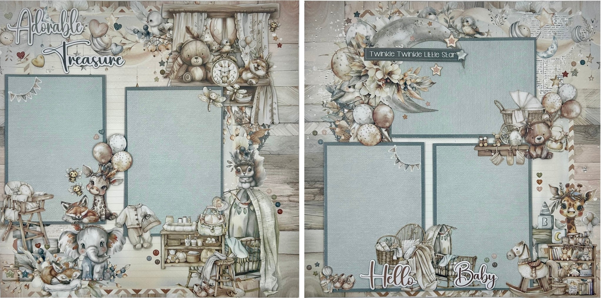 Adorable Treasure 2-Page Layout (Virtual Class 116)