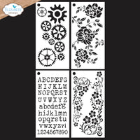 Elizabeth Craft Designs Journal Stencils 8