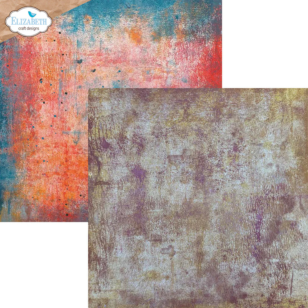 Elizabeth Craft Designs Backgrounds Volume 2 12” x 12” Paper Pack
