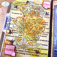 Elizabeth Craft Designs Summer Flower Die & Stamp Set