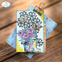 Elizabeth Craft Designs Garden of Love Die & Stamp Set