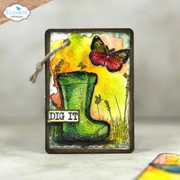 Elizabeth Craft Designs Garden of Love Die & Stamp Set