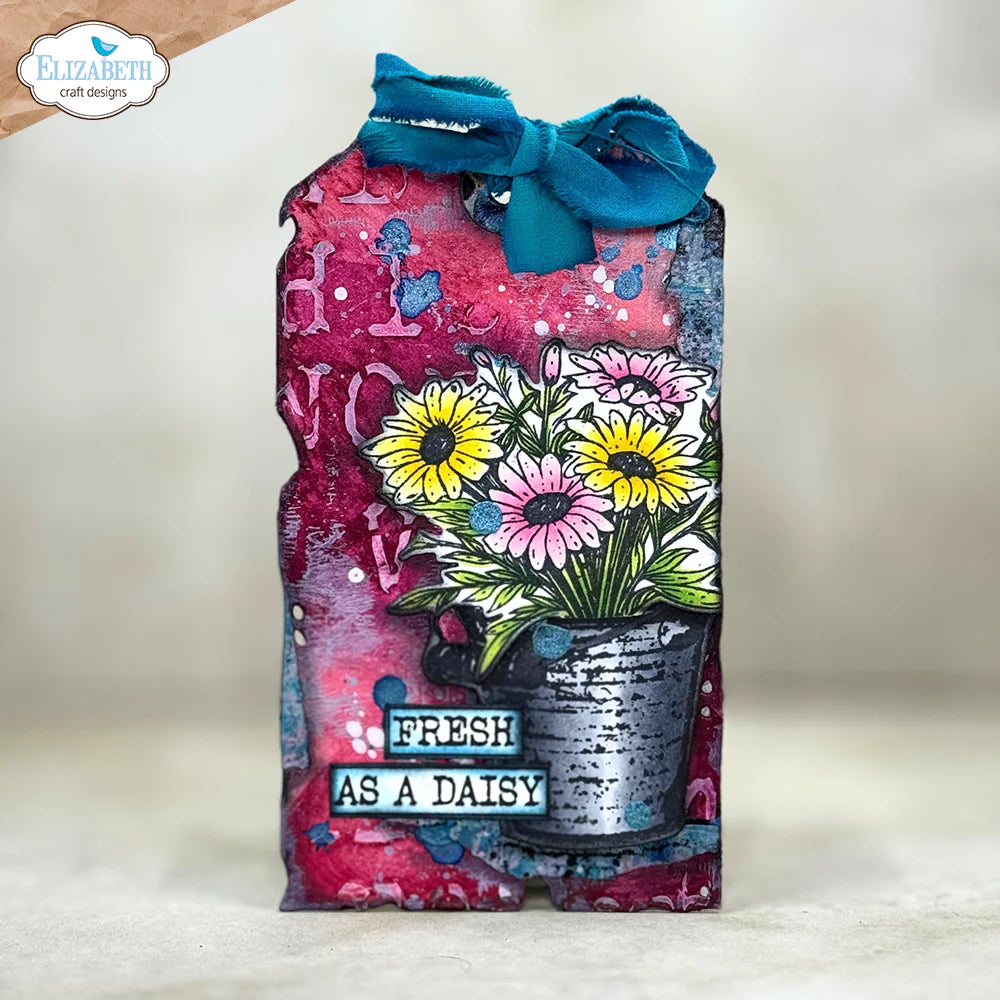 Elizabeth Craft Designs Garden of Love Die & Stamp Set