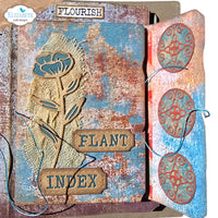 Elizabeth Craft Designs Plant Index Folder Metal Die Set