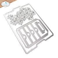 Elizabeth Craft Designs Floral Slots File Folder Metal Die Set