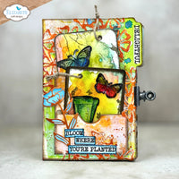 Elizabeth Craft Designs Floral Slots File Folder Metal Die Set