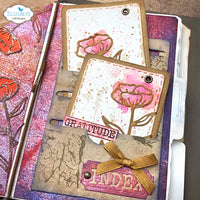 Elizabeth Craft Designs Floral Slots File Folder Metal Die Set