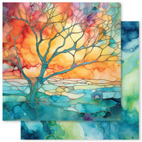 Paper Rose Studio Inky Colour 12x12 Paper Collection