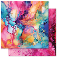 Paper Rose Studio Inky Colour 12x12 Paper Collection