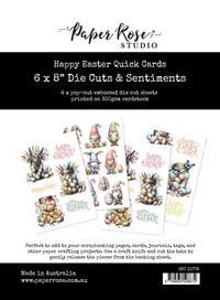 Paper Rose Studio Happy Easter Quick Cards Die Cuts & Sentiments