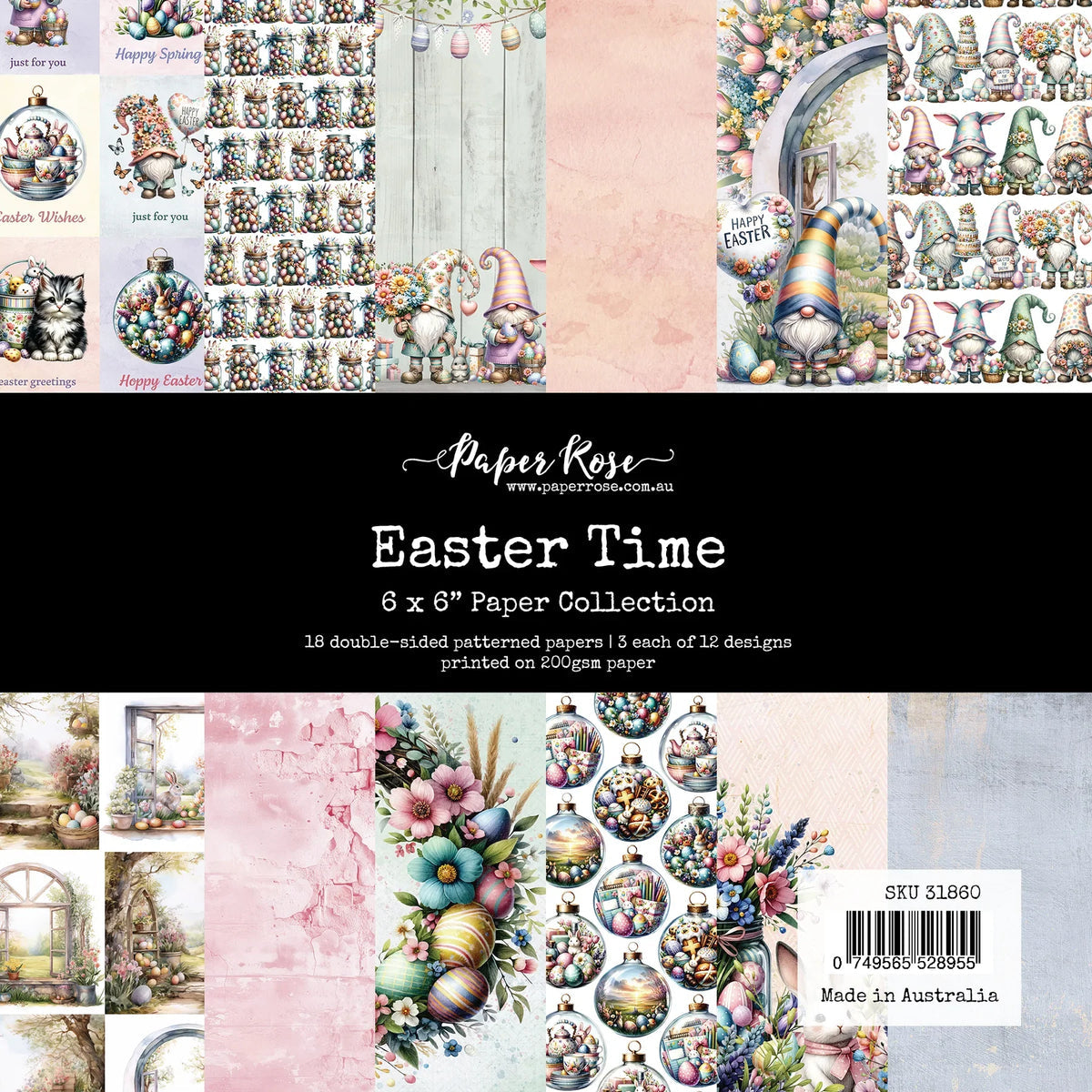 Paper Rose Studio Easter Time 6x6 Paper Collection